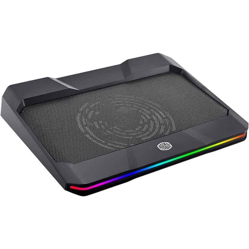 Base Enfriadora Para Laptop Cooler Master Notepal X150 Spectrum Rgb Hasta 17  Usb C 1Xfan 1000 Rpm Color Negro - COOLER MASTER